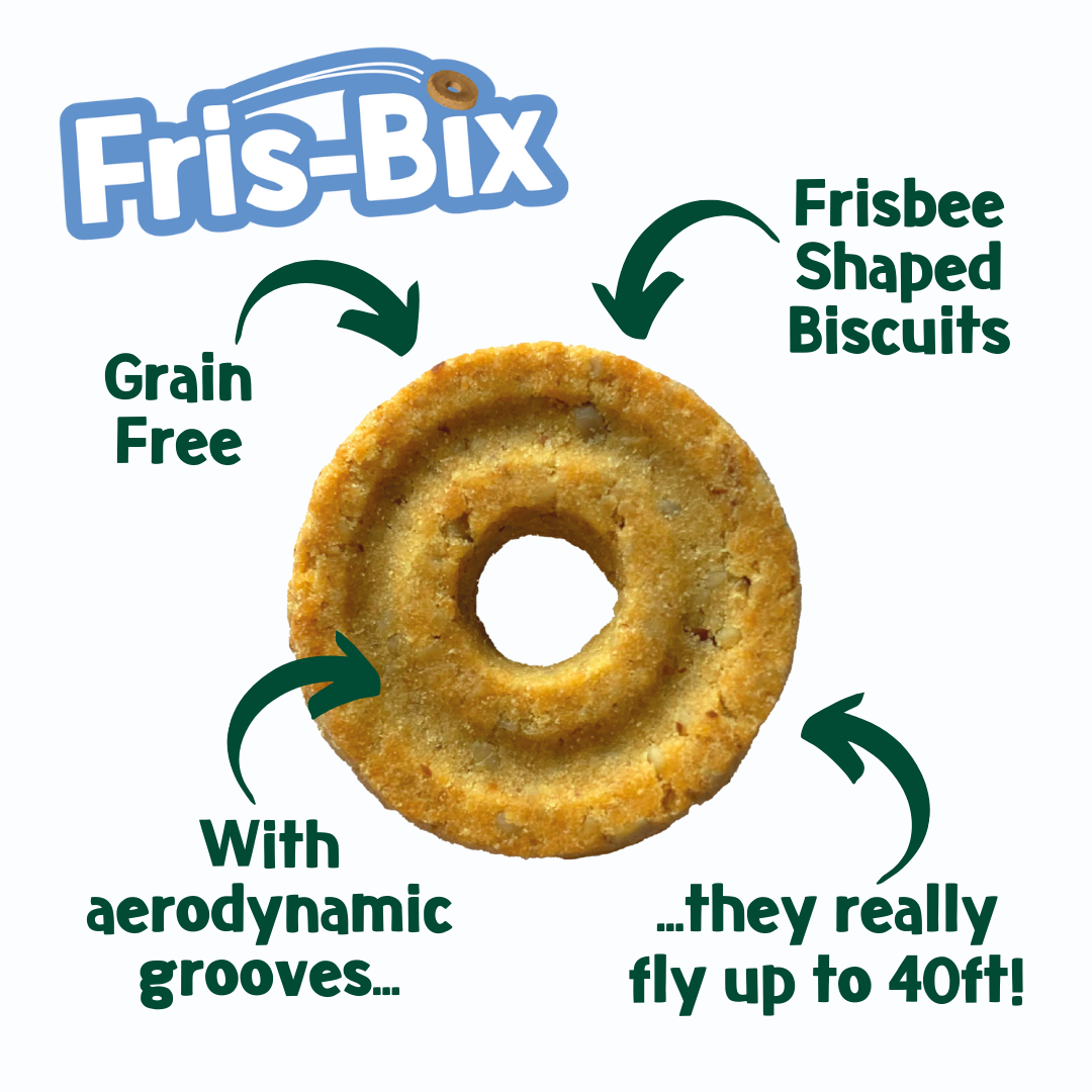 Fris Bix Kekse in Frisbee-Form, Hühnchen und Gemüse, 100 g Beutel