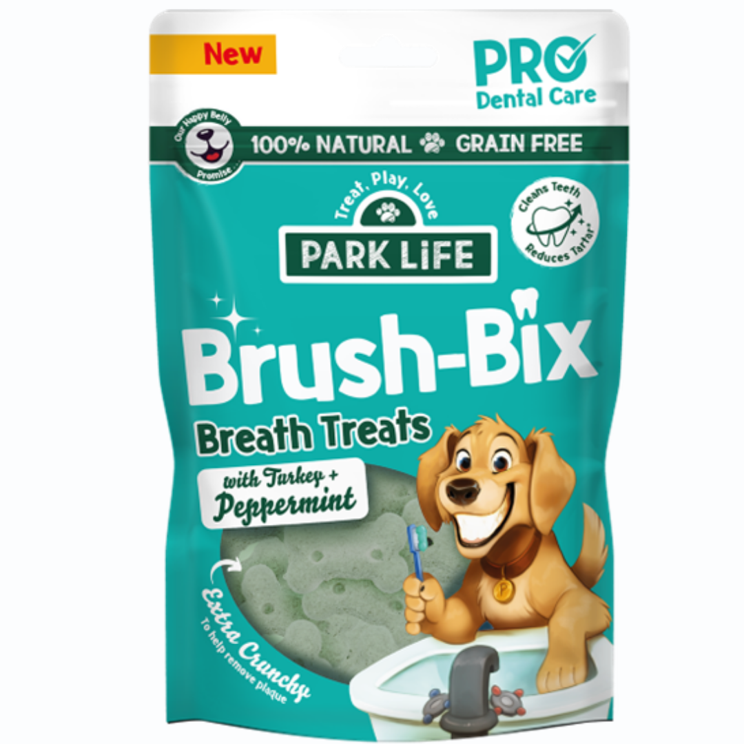 Brush-Bix Hundekekse mit Truthahn und Pfefferminz 100 g