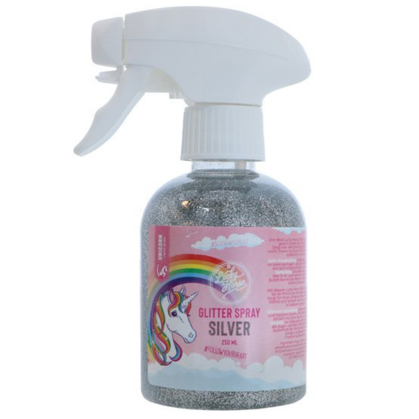 Lucky Horse Unicorn Glitzerspray