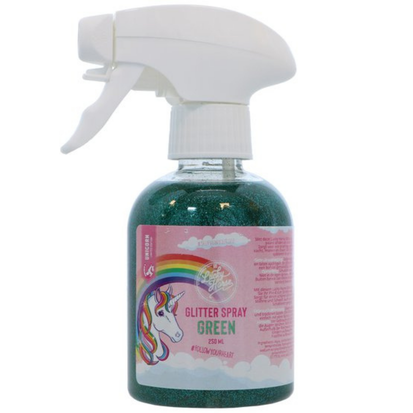 Lucky Horse Unicorn Glitzerspray