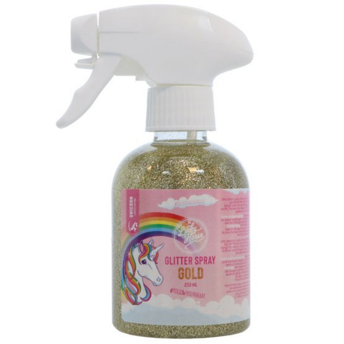 Lucky Horse Unicorn Glitzerspray